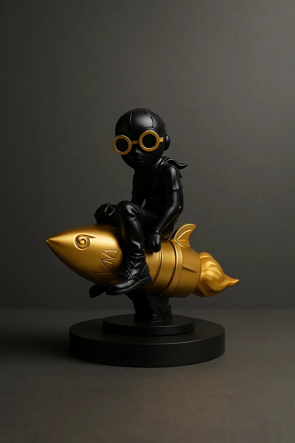 Hebru Brantley, Billionaire Boys (Gold) Sculpture (2018) LYNART STORE