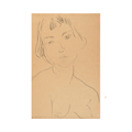Henri Matisse, Visage légèrement penché vers la gauche / Slightly Tilted Face to the Left 1913 - Lithograph