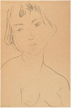 Henri Matisse, Visage légèrement penché vers la gauche / Slightly Tilted Face to the Left 1913 LYNART STORE