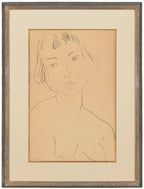 Henri Matisse, Visage légèrement penché vers la gauche / Slightly Tilted Face to the Left 1913 LYNART STORE