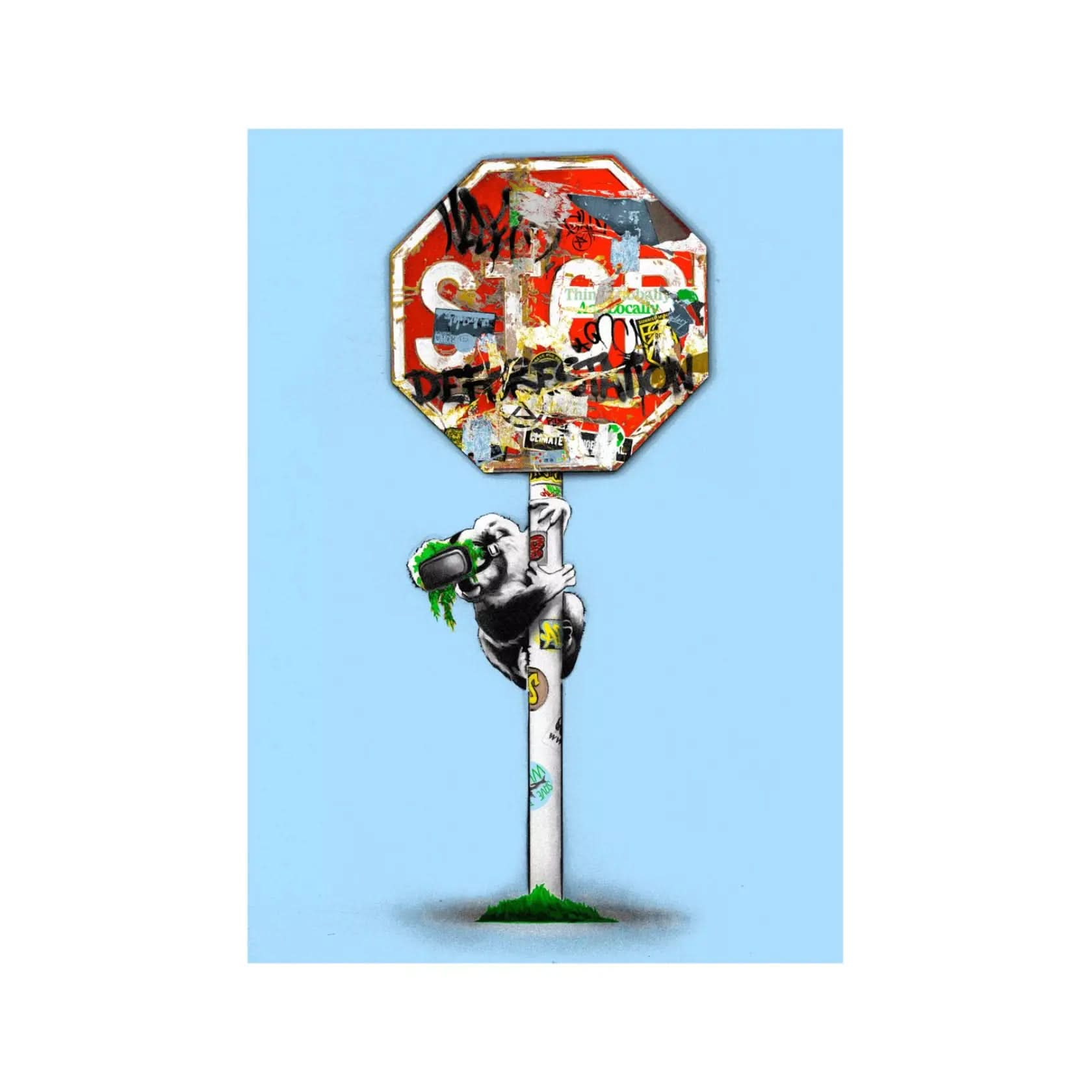 Hijack,VIRTUAL INSANITY 2020, Sérigraphie LYNART STORE