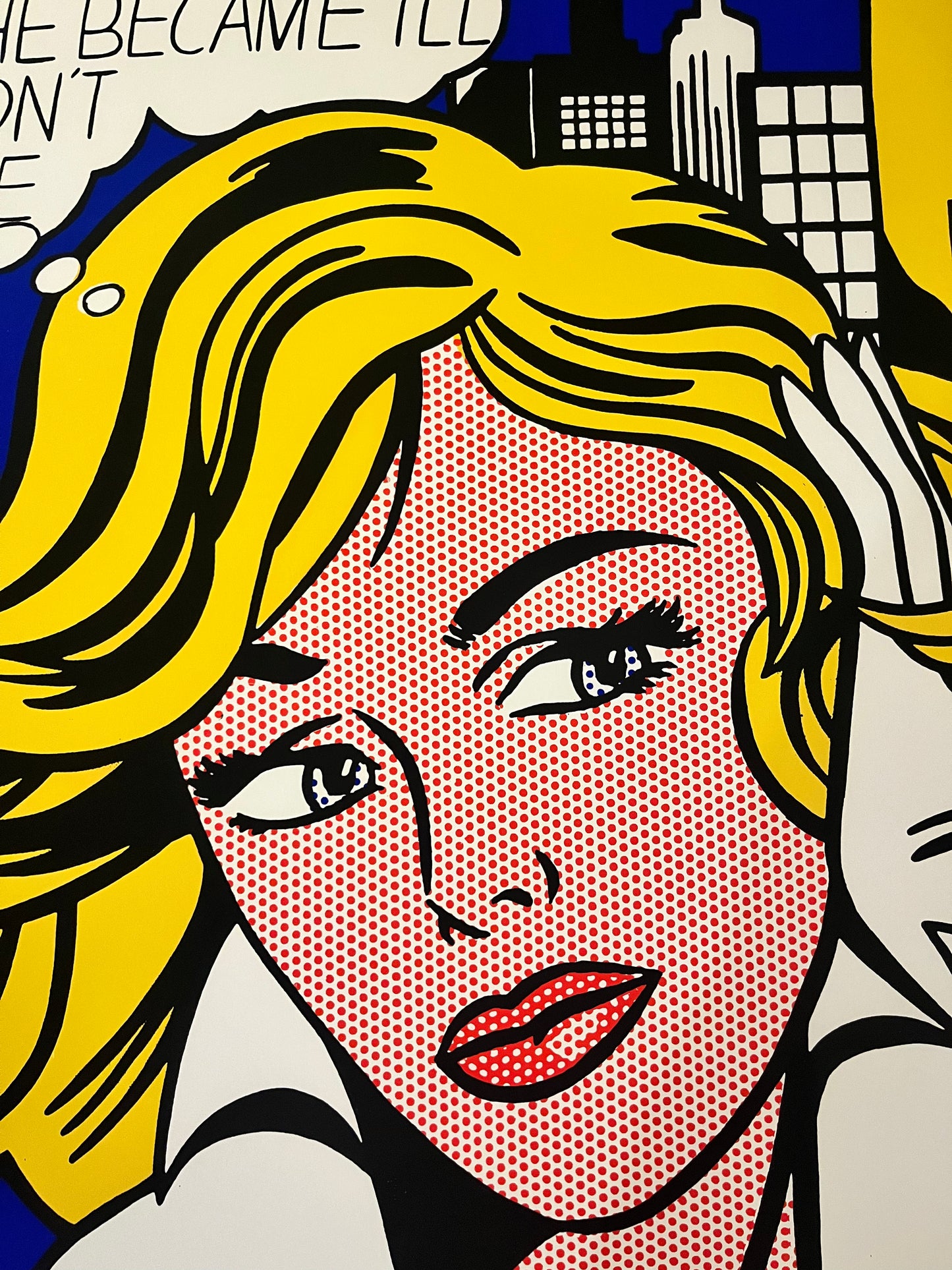 Roy Lichtenstein, M-Maybe Lithograph