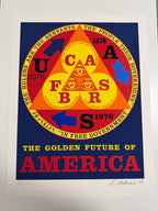 Robert Indiana – The Golden Future of America, 1976
