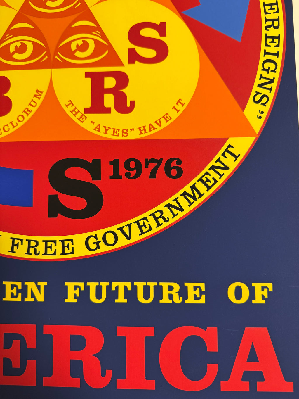 Robert Indiana – The Golden Future of America, 1976
