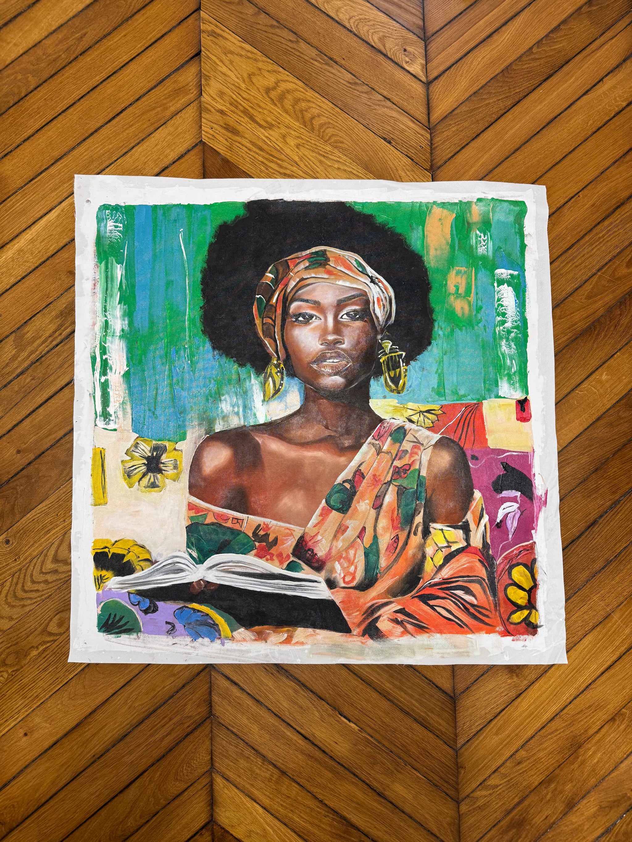 Ansou Niabaly – Grace in Vibrant Hues