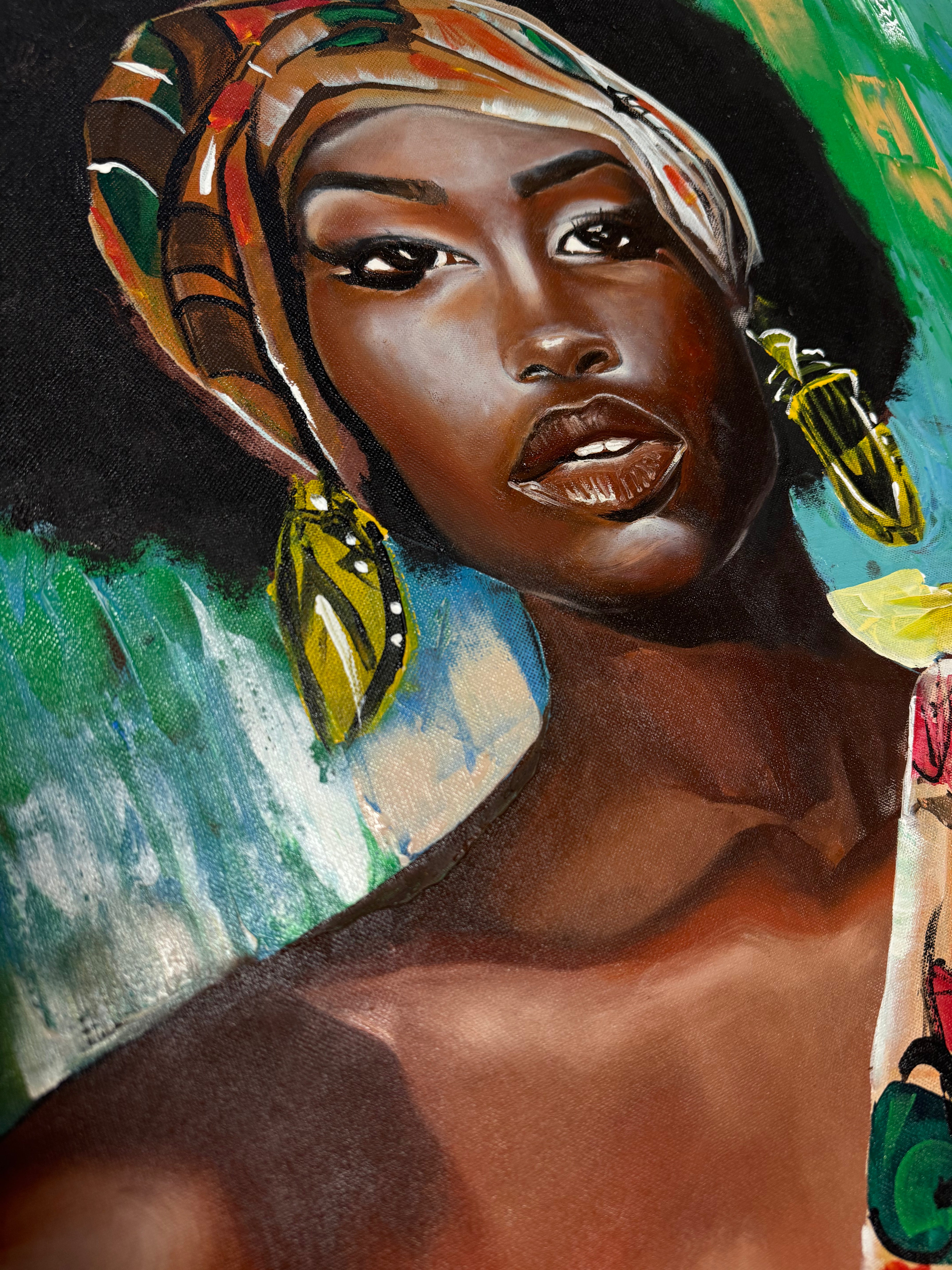 Ansou Niabaly – Grace in Vibrant Hues