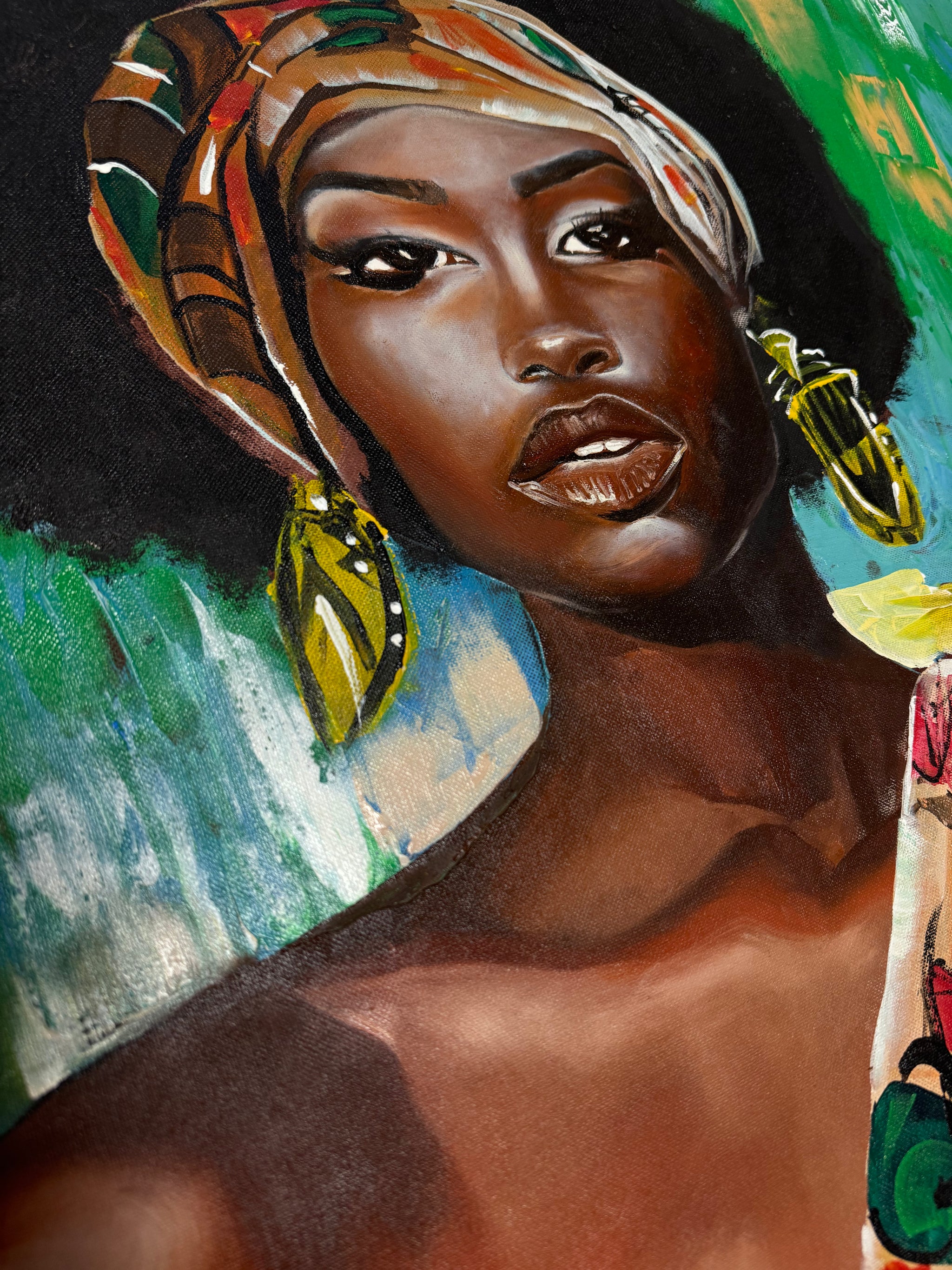 Ansou Niabaly – Grace in Vibrant Hues