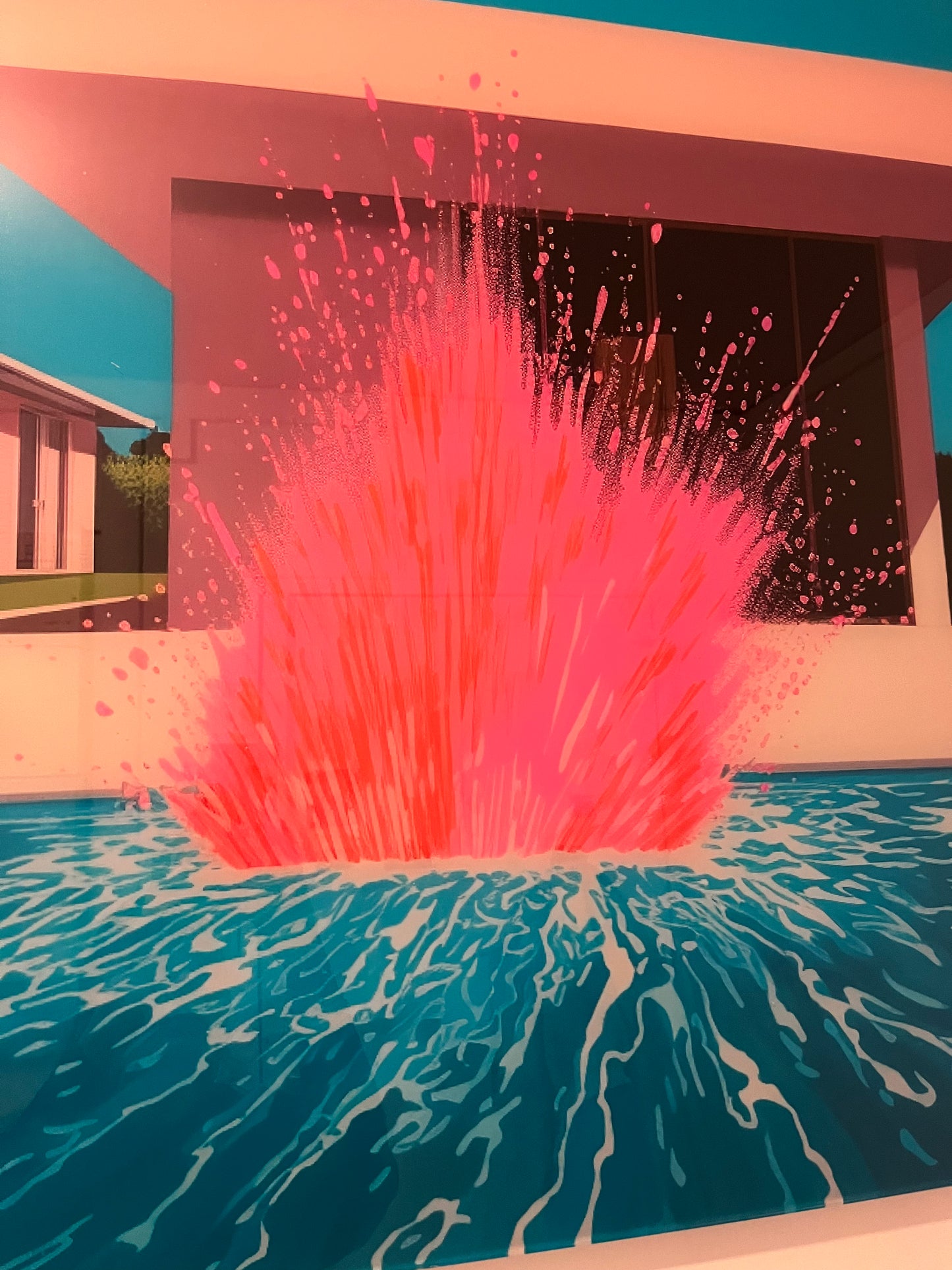 Richard Prince- Vidrio acrílico de gran formato - Splash