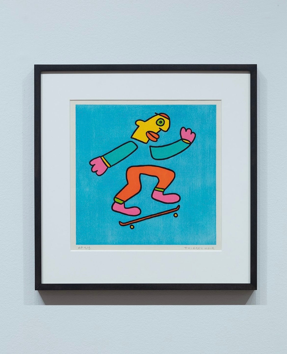 Thierry Noir - Set of 4 Skateboarding