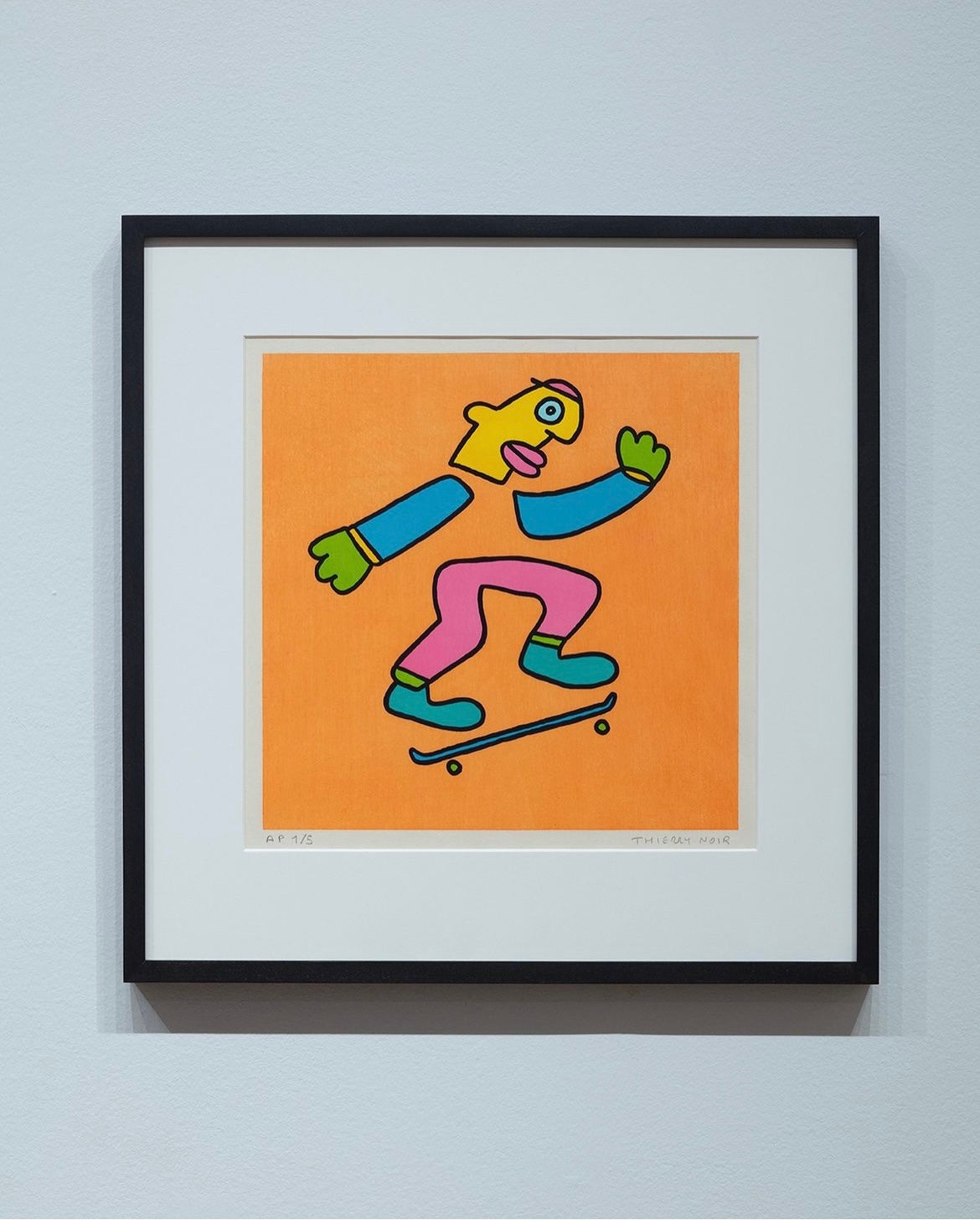 Thierry Noir - Set of 4 Skateboarding