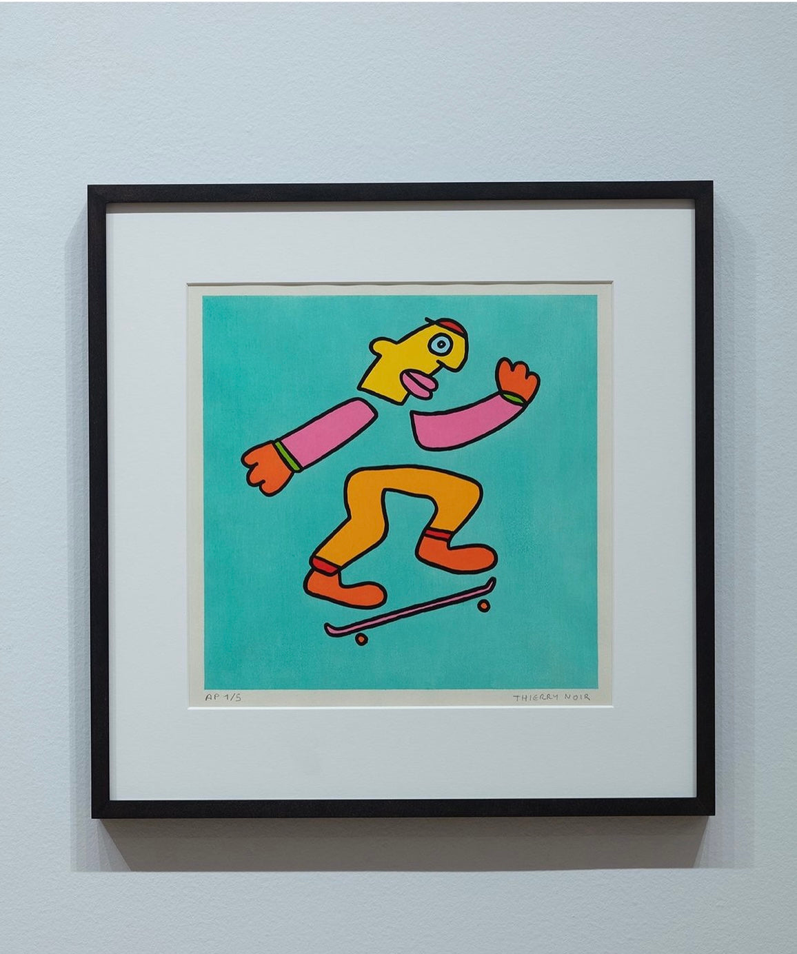 Thierry Noir - Set of 4 Skateboarding