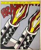 Roy Lichtenstein - As I Opened Fire (triptych) 1966