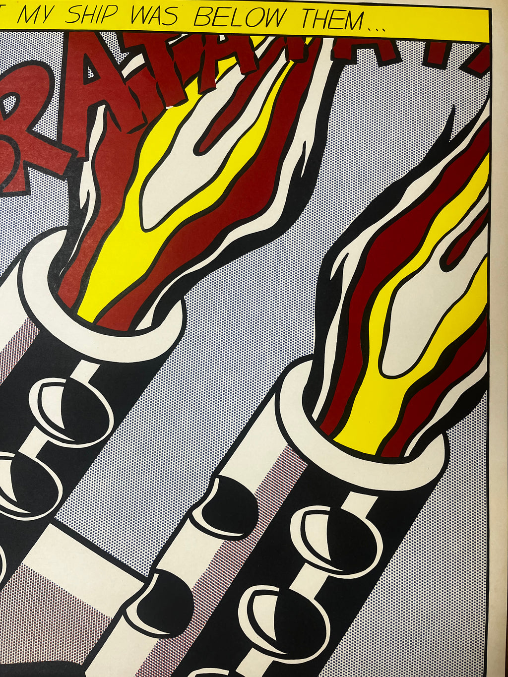 Roy Lichtenstein - As I Opened Fire (triptych) 1966