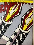 Roy Lichtenstein - As I Opened Fire (triptych) 1966