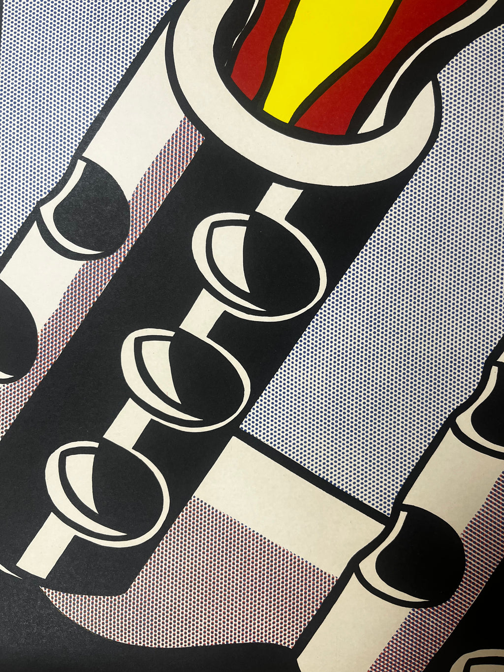 Roy Lichtenstein - As I Opened Fire (triptych) 1966