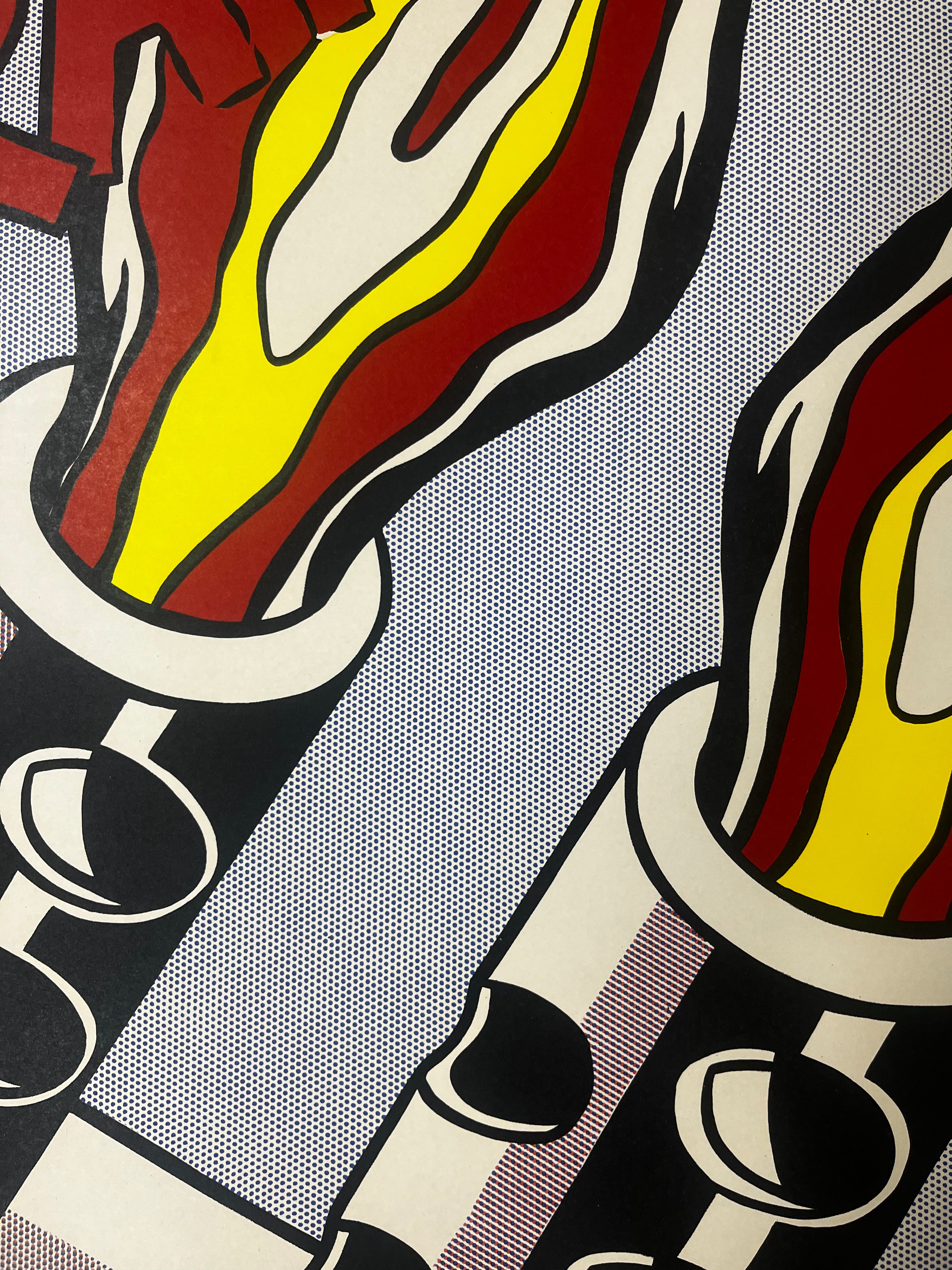 Roy Lichtenstein - As I Opened Fire (triptych) 1966