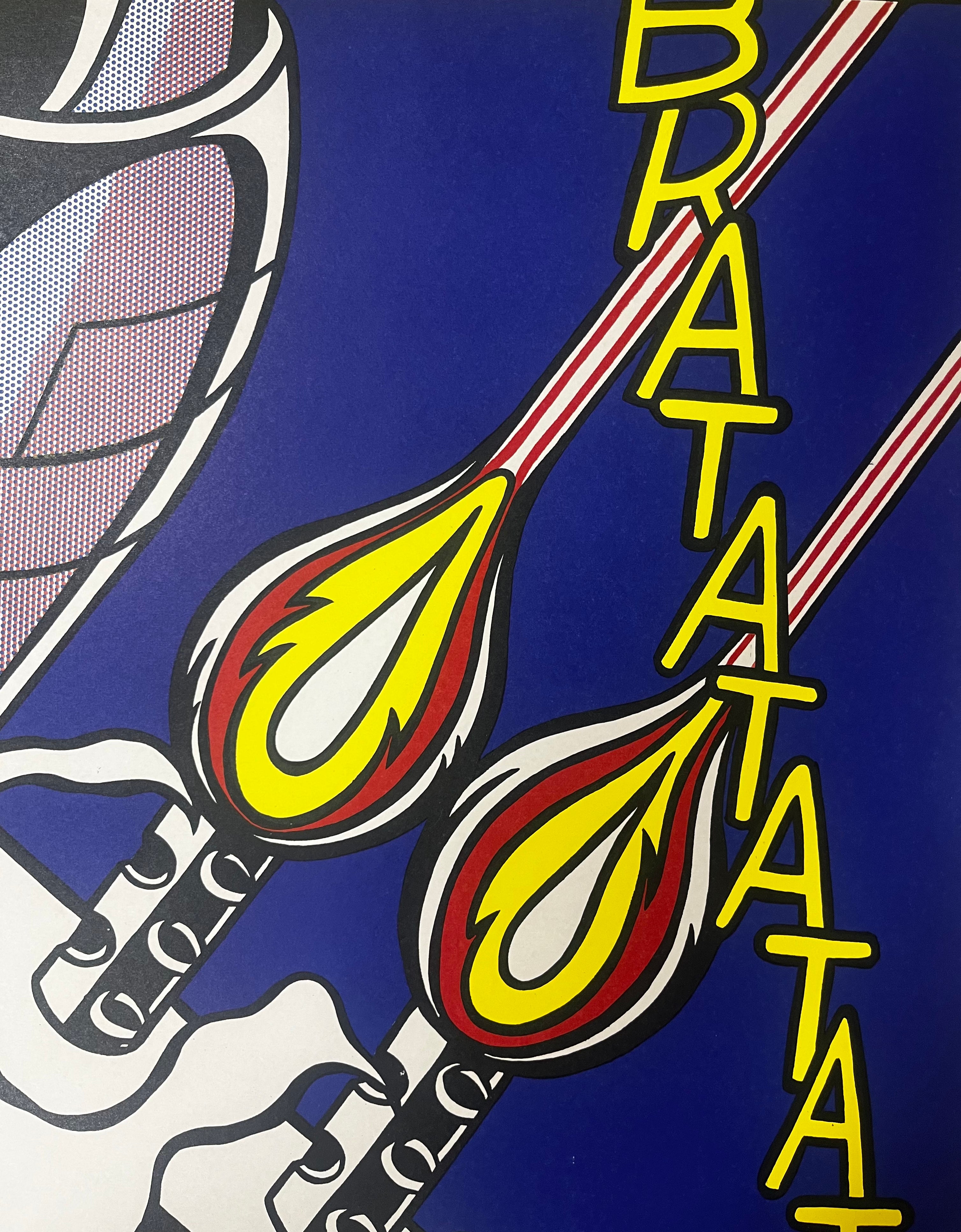 Roy Lichtenstein - As I Opened Fire (triptych) 1966