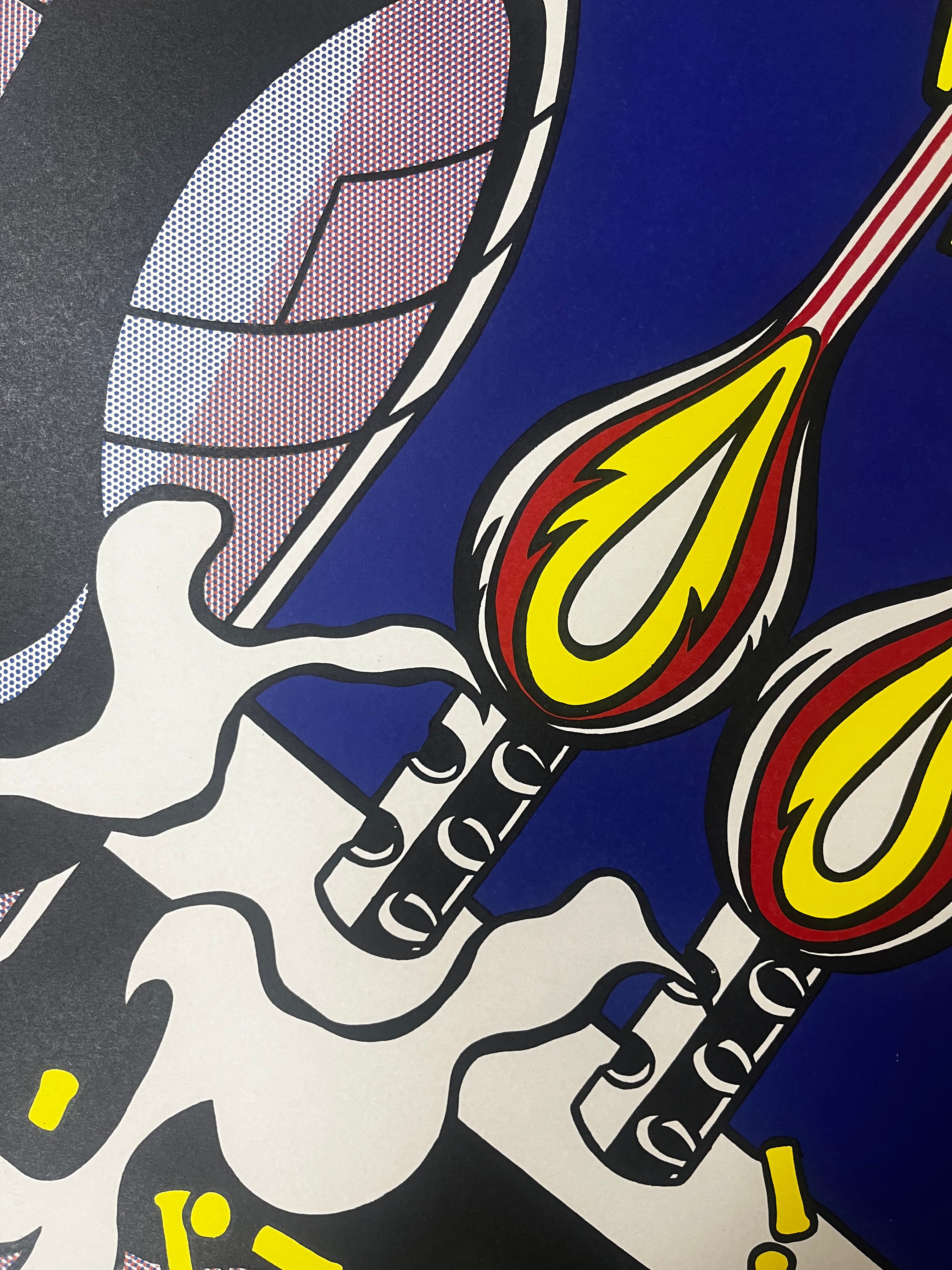 Roy Lichtenstein - As I Opened Fire (triptych) 1966