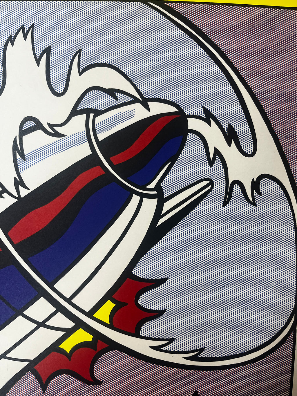 Roy Lichtenstein - As I Opened Fire (triptych) 1966