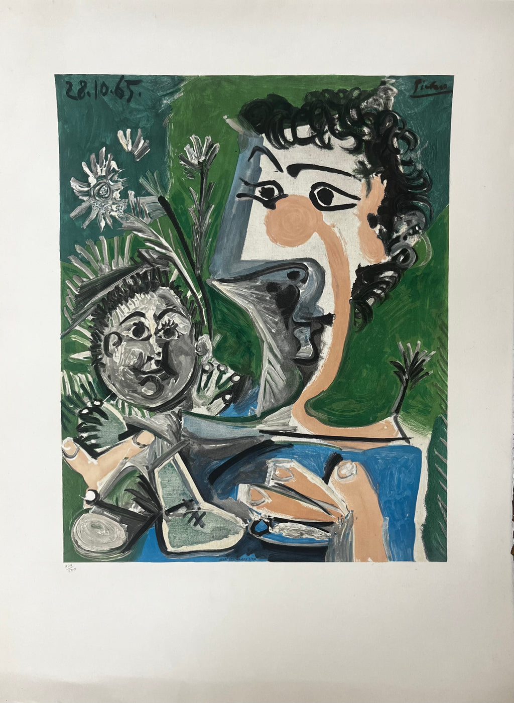 Pablo Picasso - Mère et Enfant (1966)