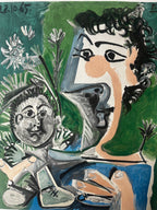 Pablo Picasso - Mère et Enfant (1966)