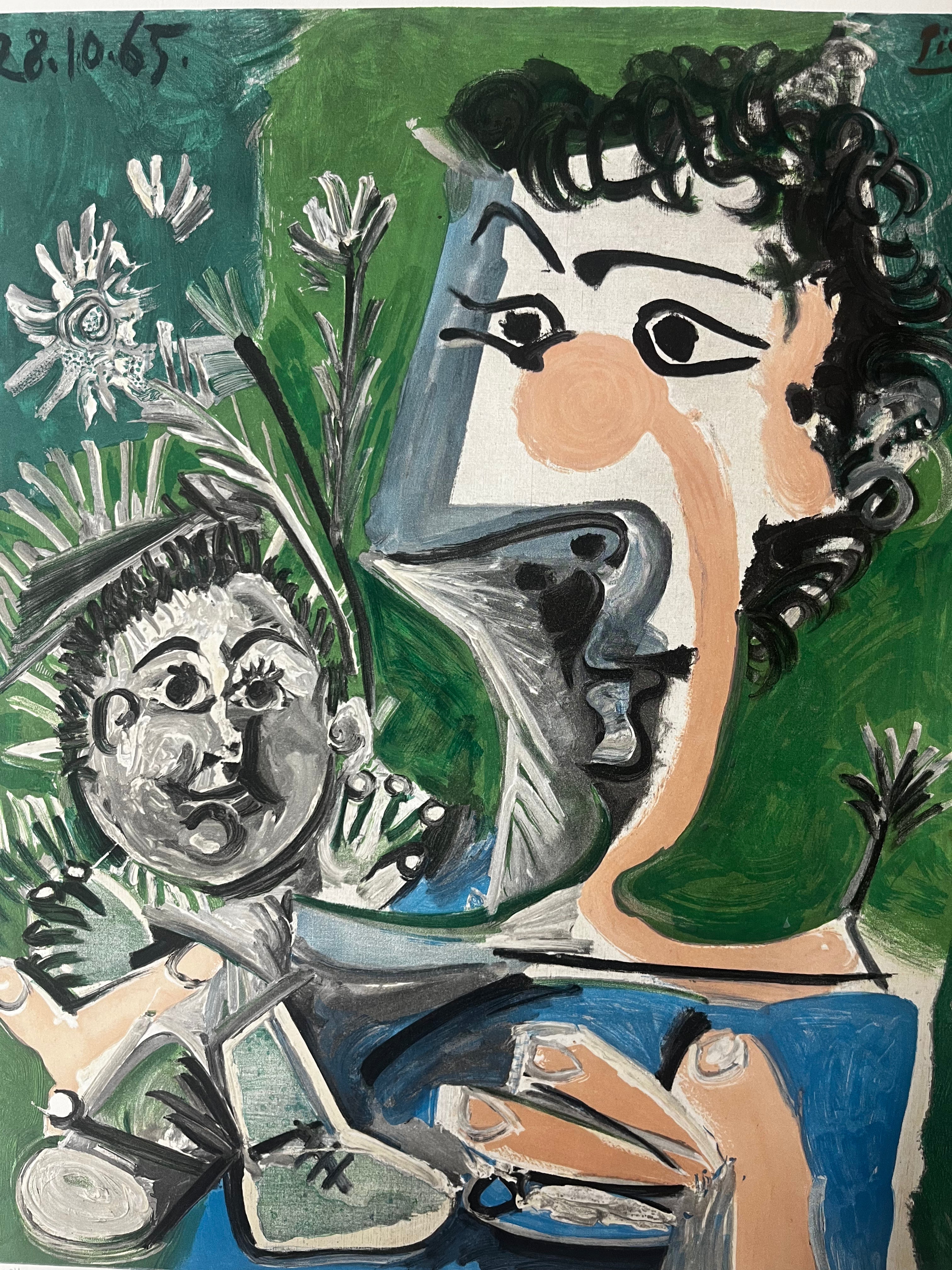 Pablo Picasso - Mère et Enfant (1966)