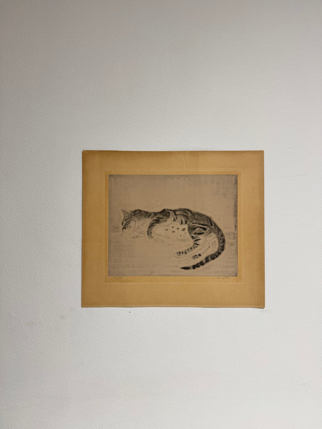 Léonard Tsuguharu Foujita – Chat endormi