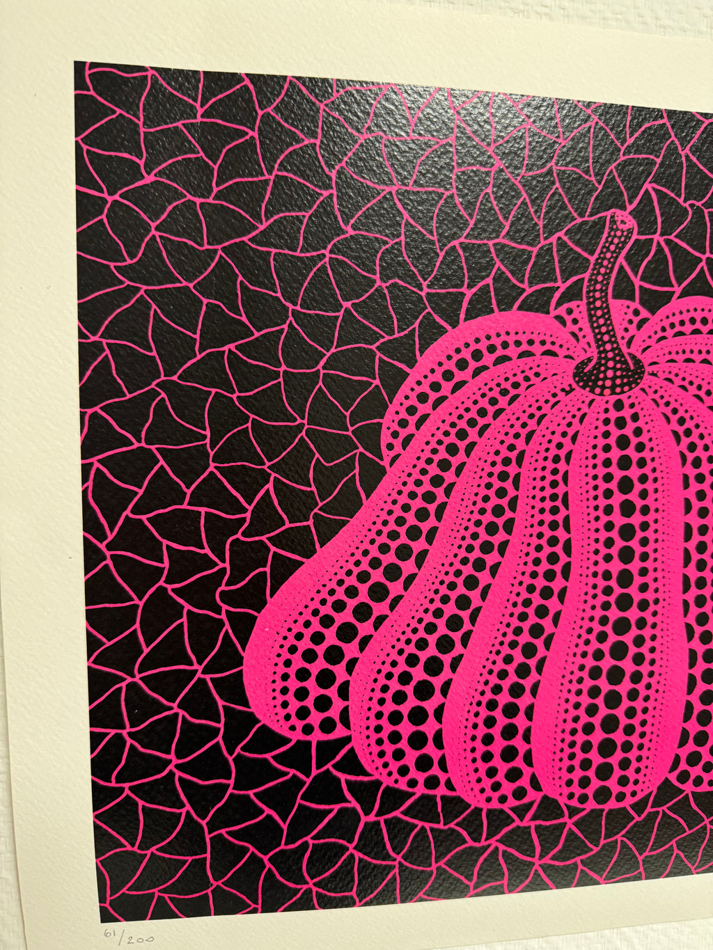 Yayoi Kusama – Citrouille violette (2011) – Édition sérigraphique officielle autorisée par le Mori Art Museum - Tokyo