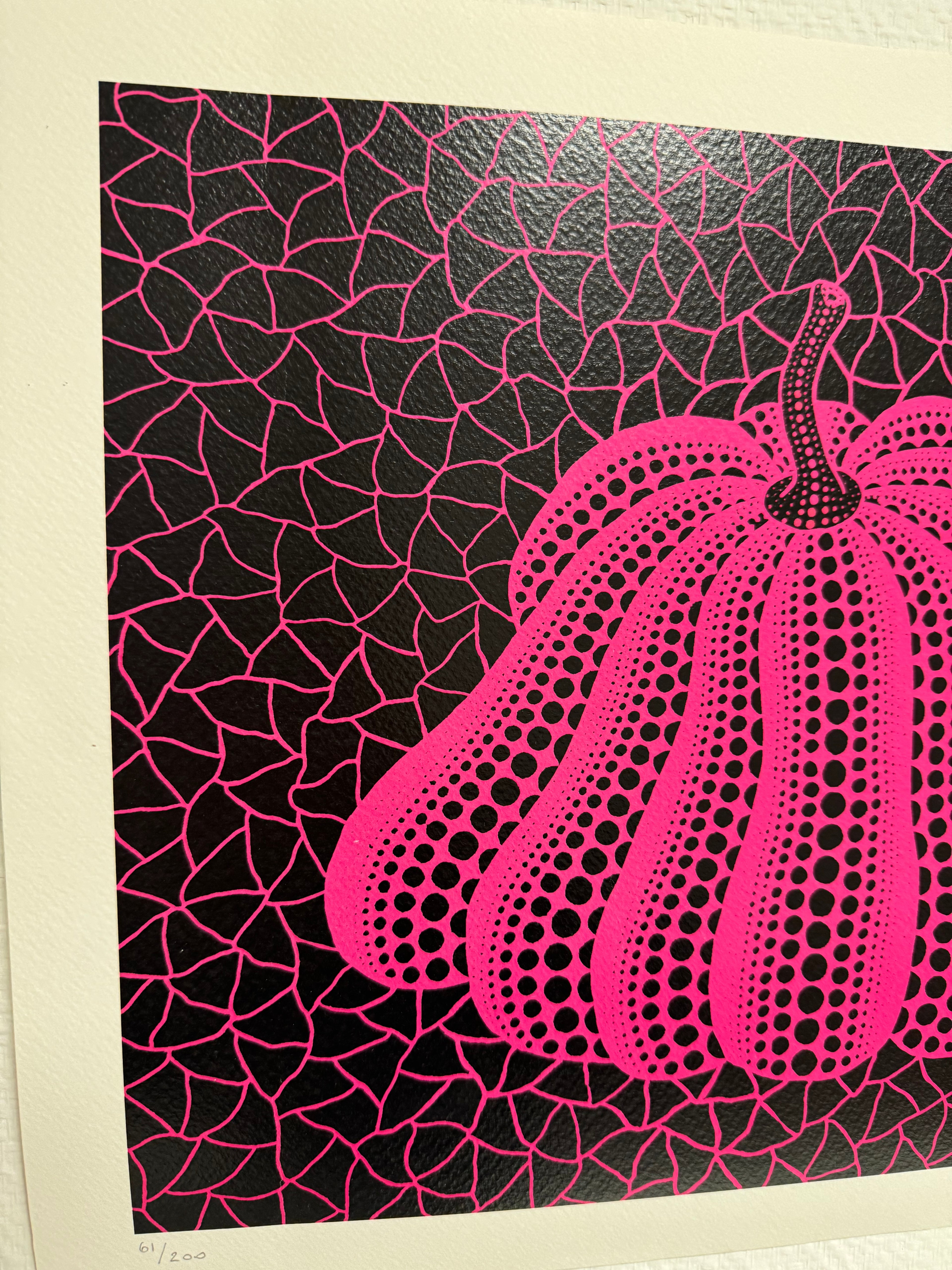 Yayoi Kusama – Citrouille violette (2011) – Édition sérigraphique officielle autorisée par le Mori Art Museum - Tokyo