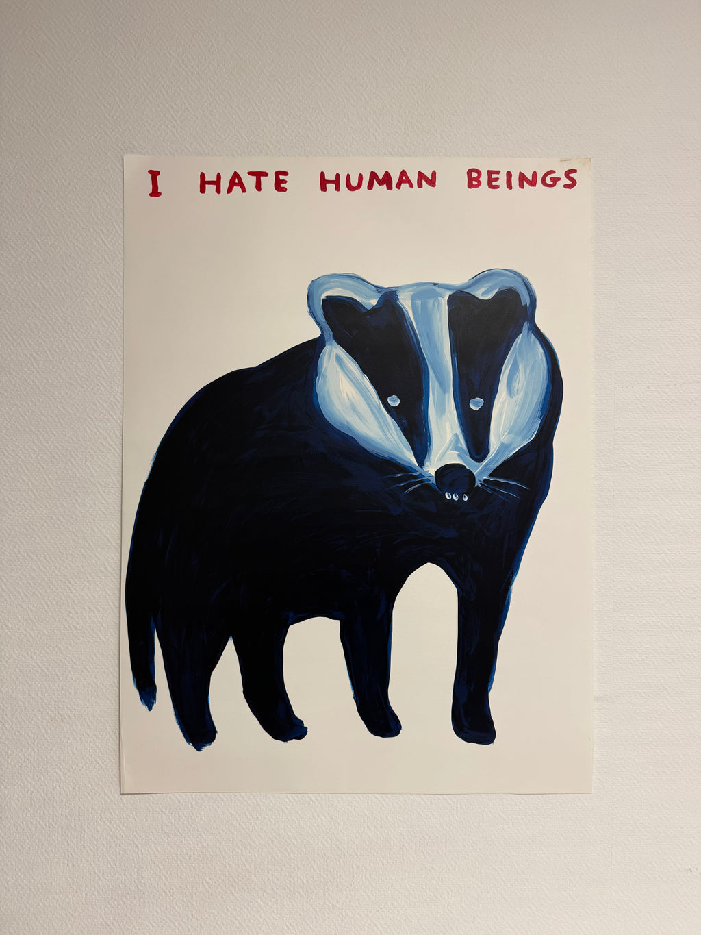 David Shrigley, I Hate Human Beings (2021)