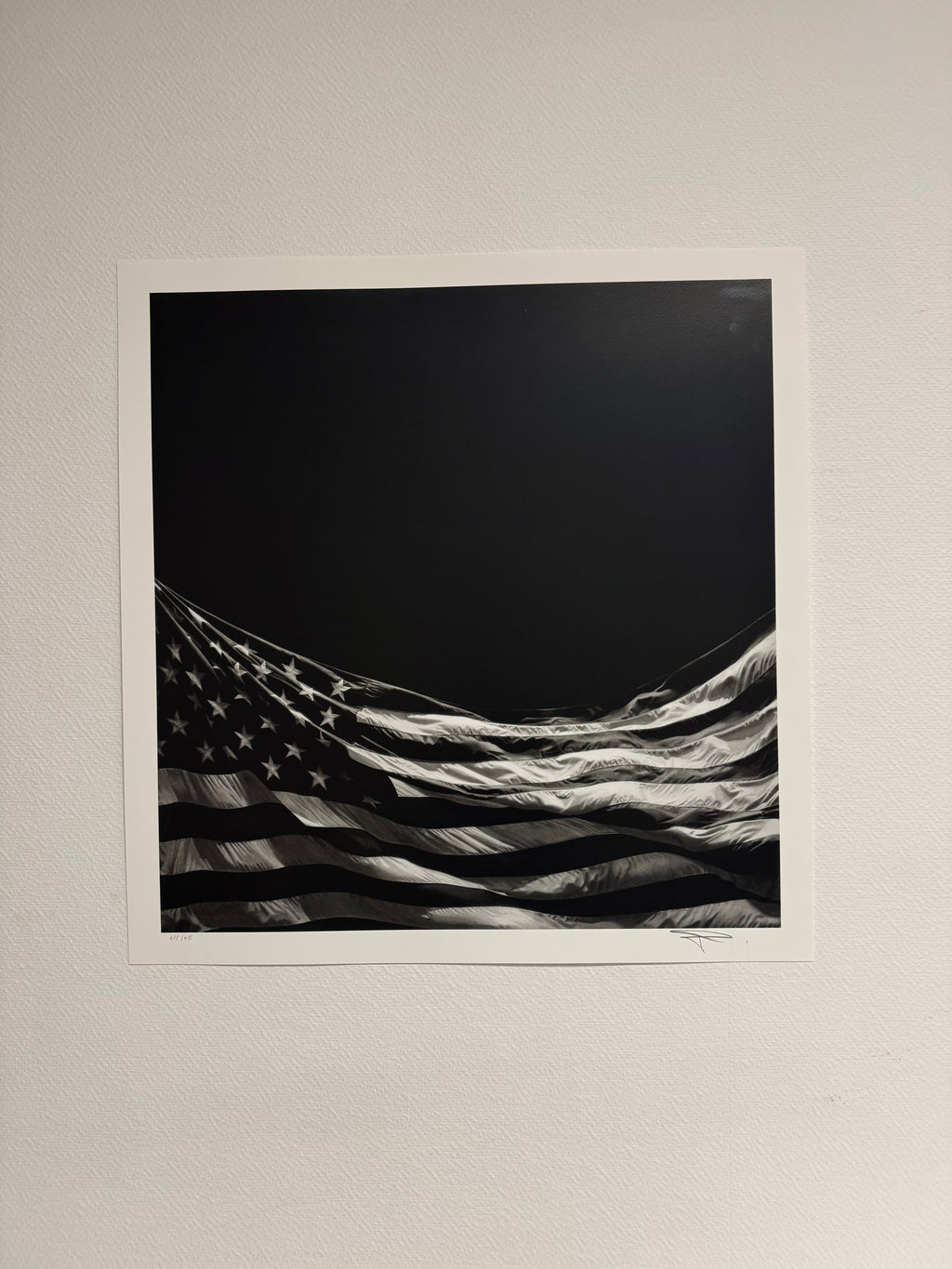 Robert Longo - Untitled (Falling Flag) 2025