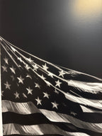 Robert Longo - Untitled (Falling Flag) 2025