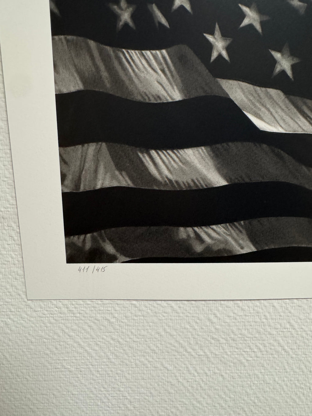 Robert Longo - Untitled (Falling Flag) 2025