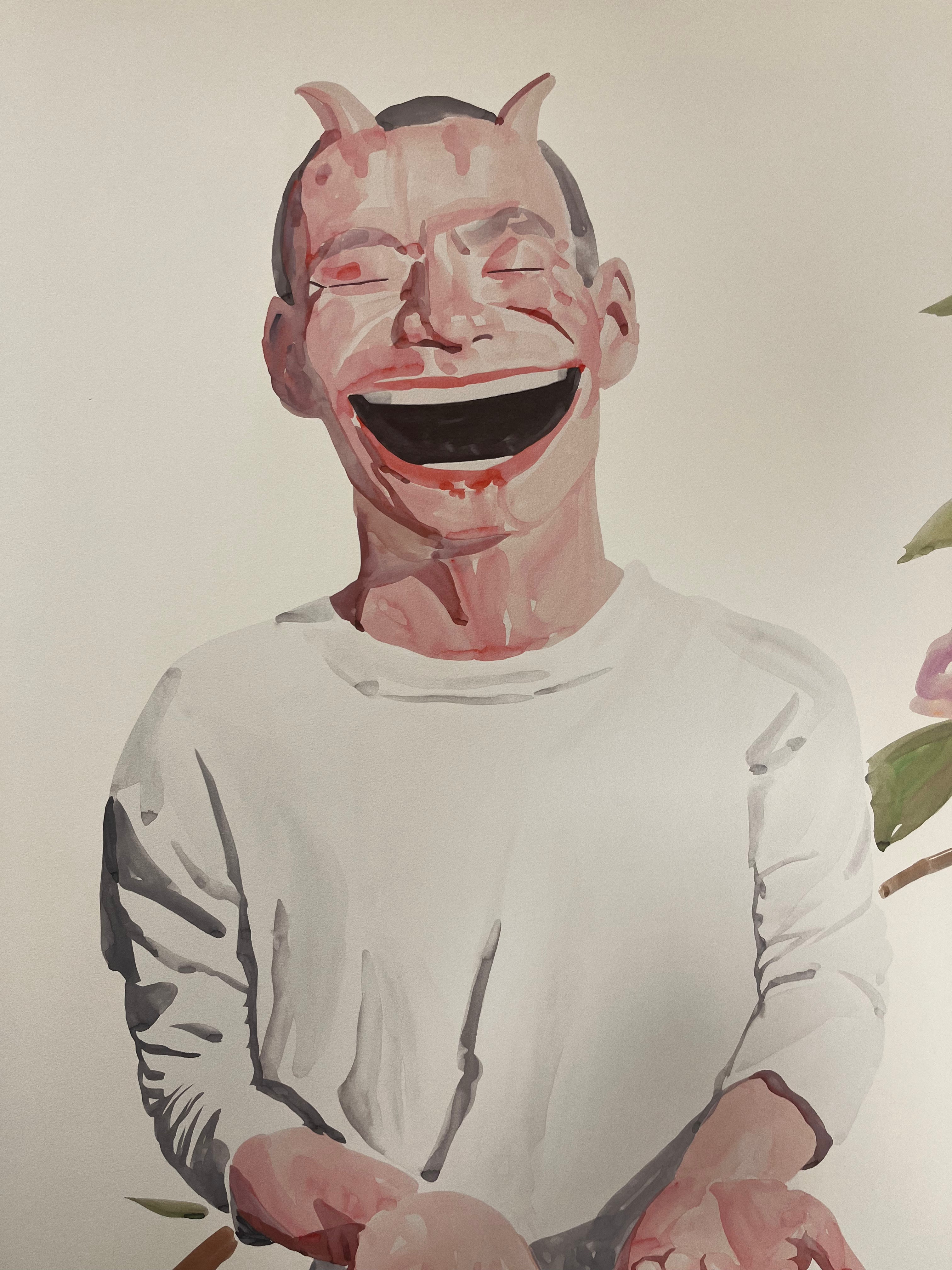 Yue Minjun - Untitled (Smile-ism No. 22)