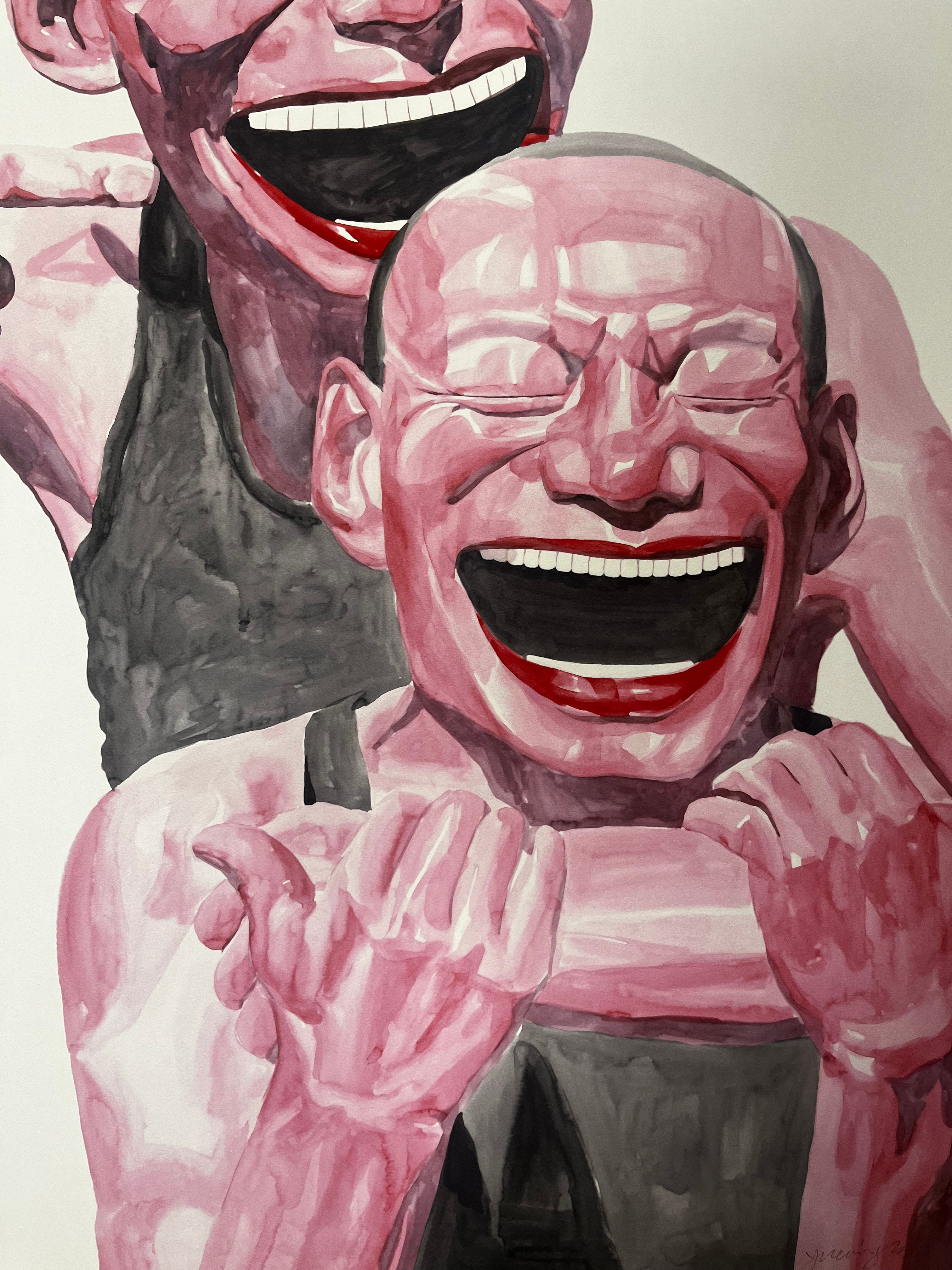 Yue Minjun - Untitled (Smile-ism No. 14)