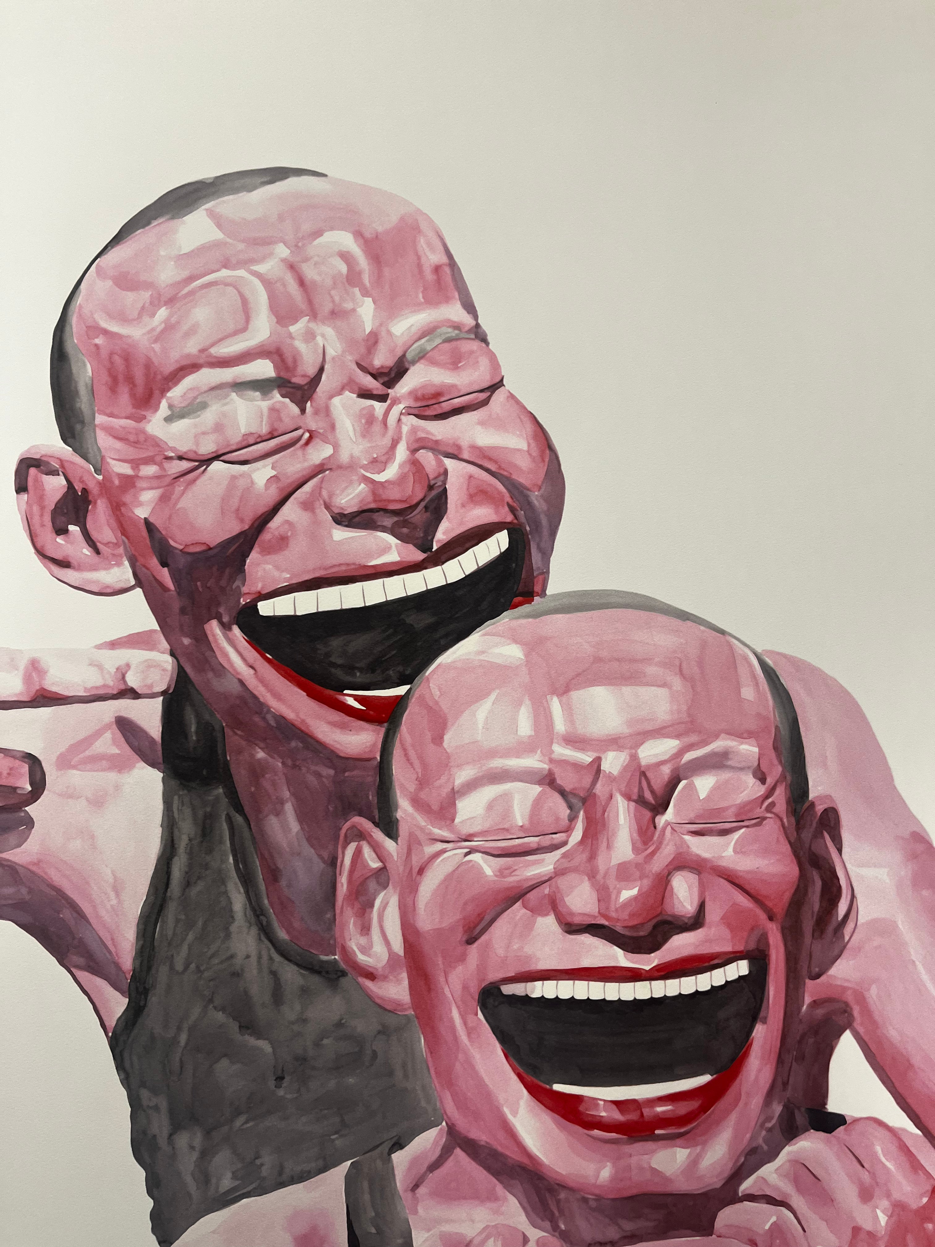 Yue Minjun - Untitled (Smile-ism No. 14)