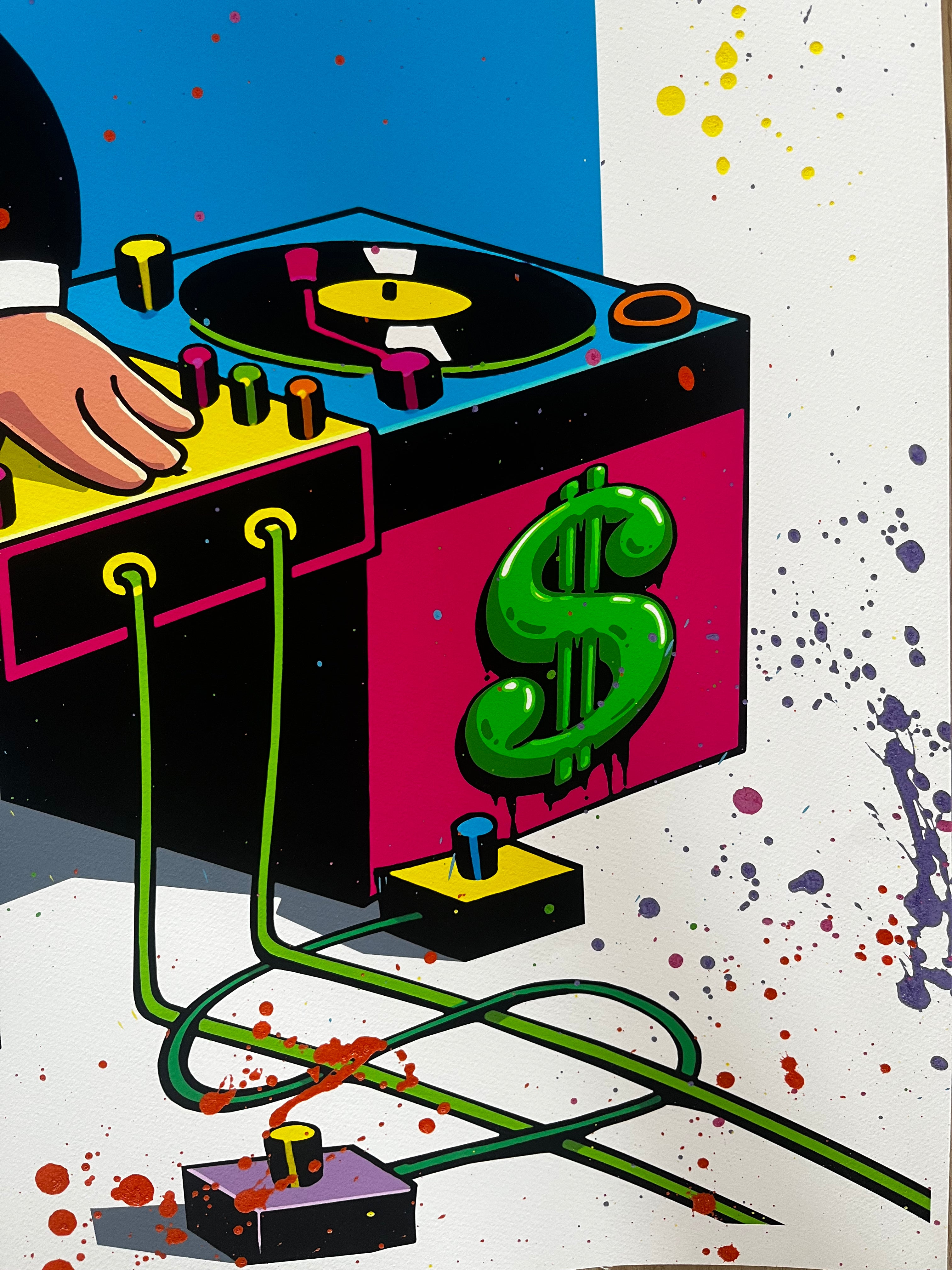 ALEC MONOPOLY - DJ Monopz Blue (Fini à la main) 2026 