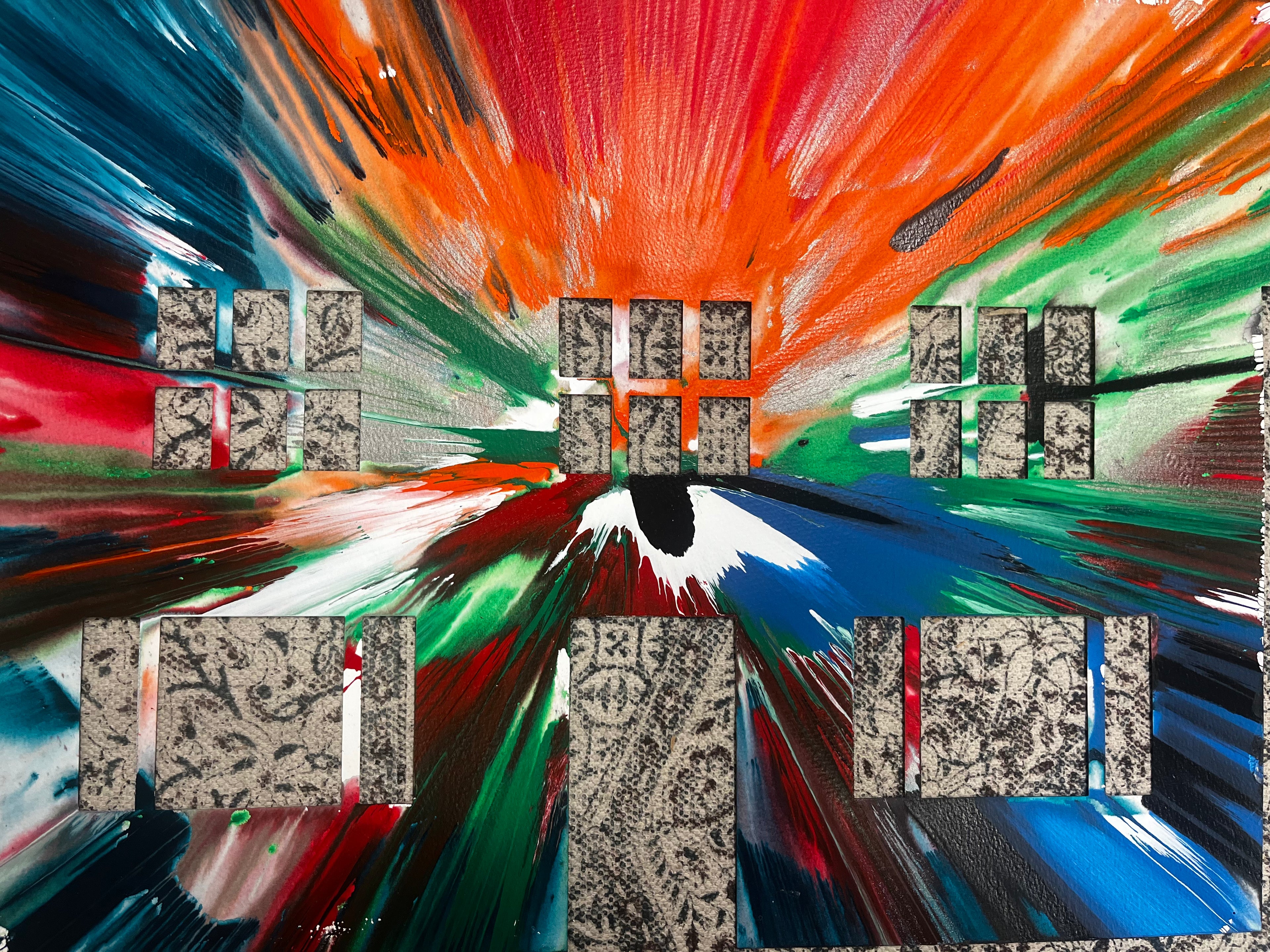 Damien Hirst, Signed House Spin Painting, 2009
