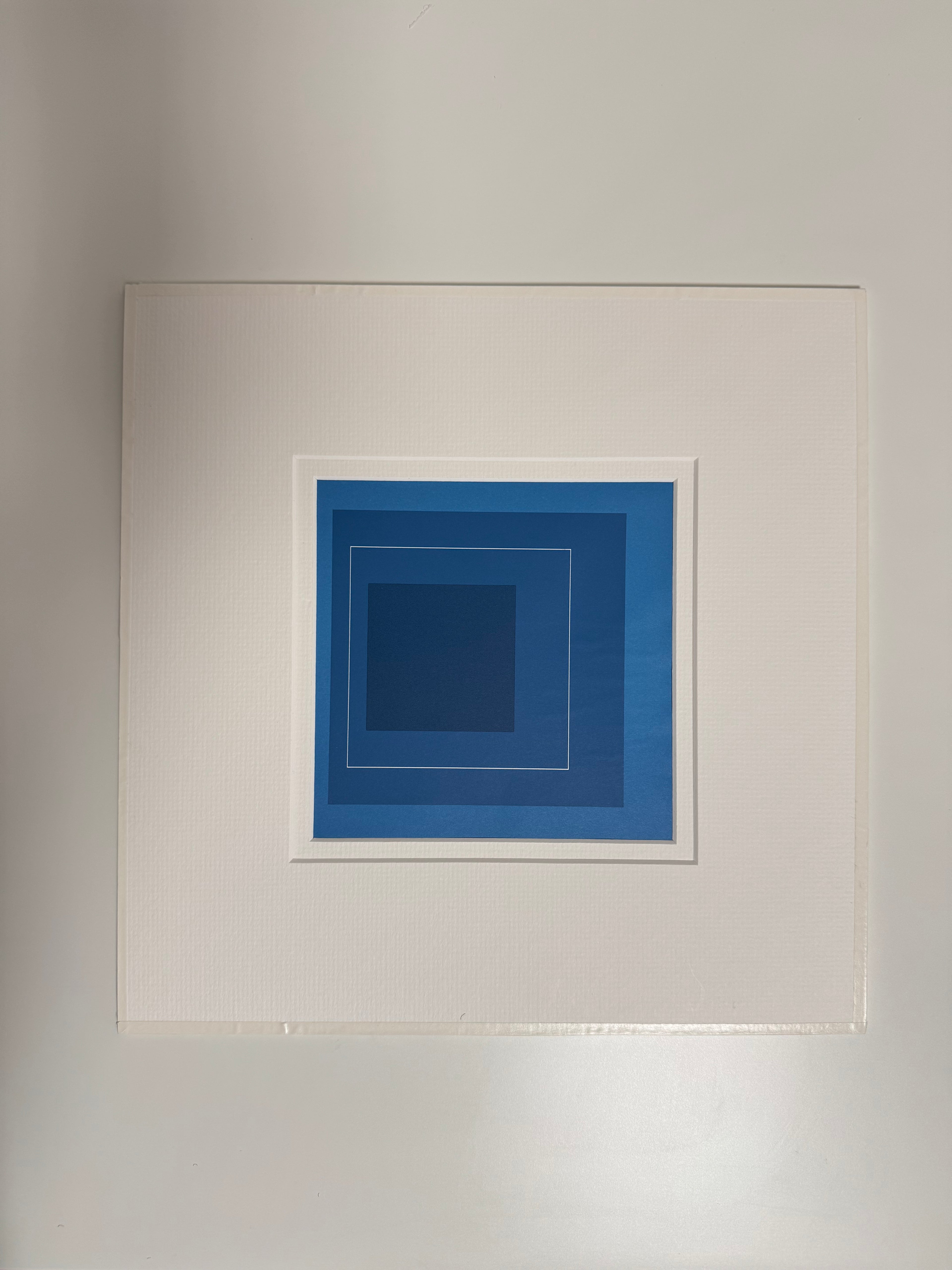Josef Albers - White Line Squares Ensemble complet de quatre