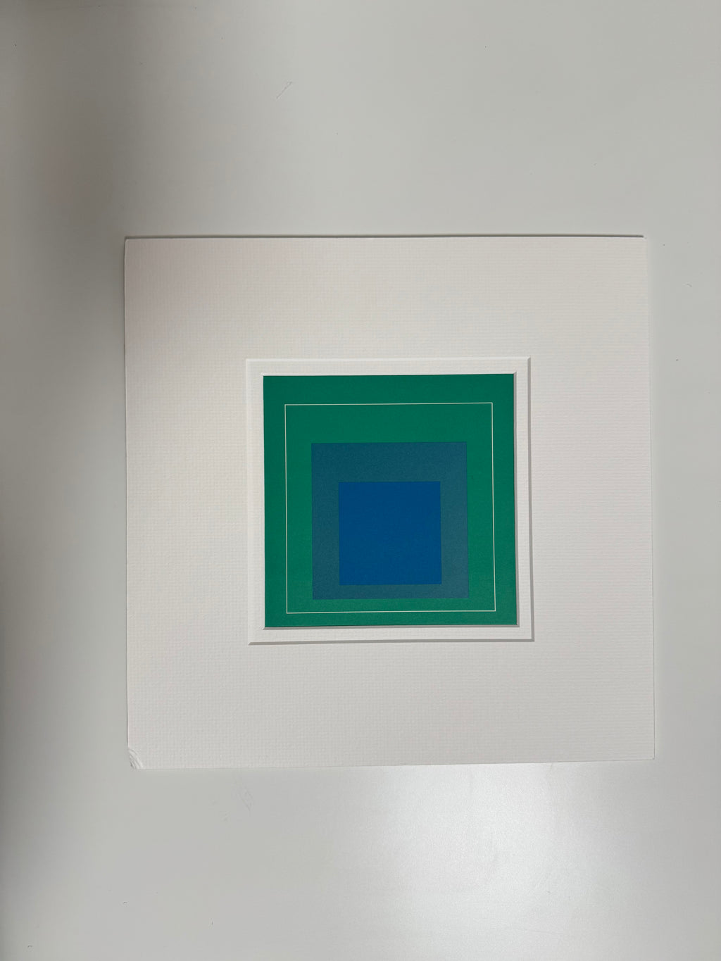 Josef Albers - White Line Squares Ensemble complet de quatre