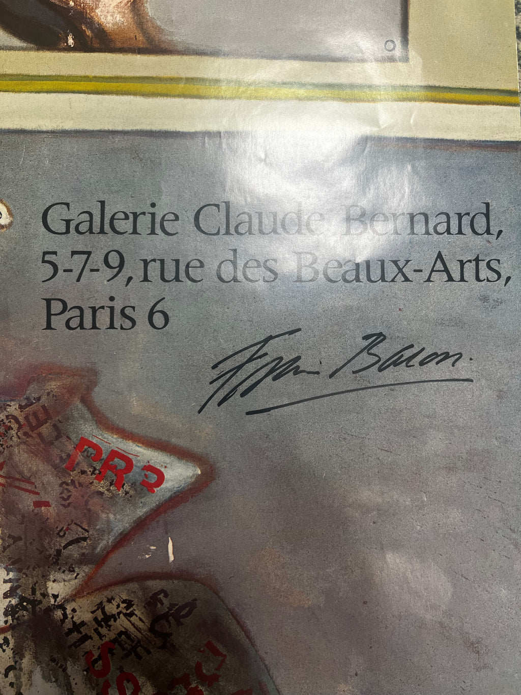 Francis Bacon – Exhibition Poster Galerie Claude Bernard (1977)