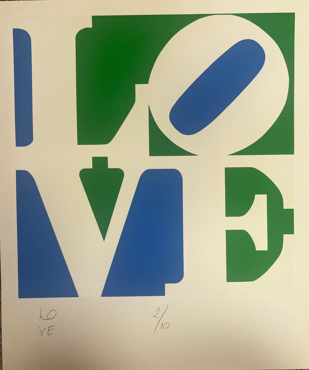 Robert Indiana - LOVE From The Book of Love: Art & Poetry Booklet, 1996