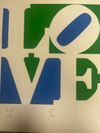 Robert Indiana - LOVE From The Book of Love: Art & Poetry Booklet, 1996