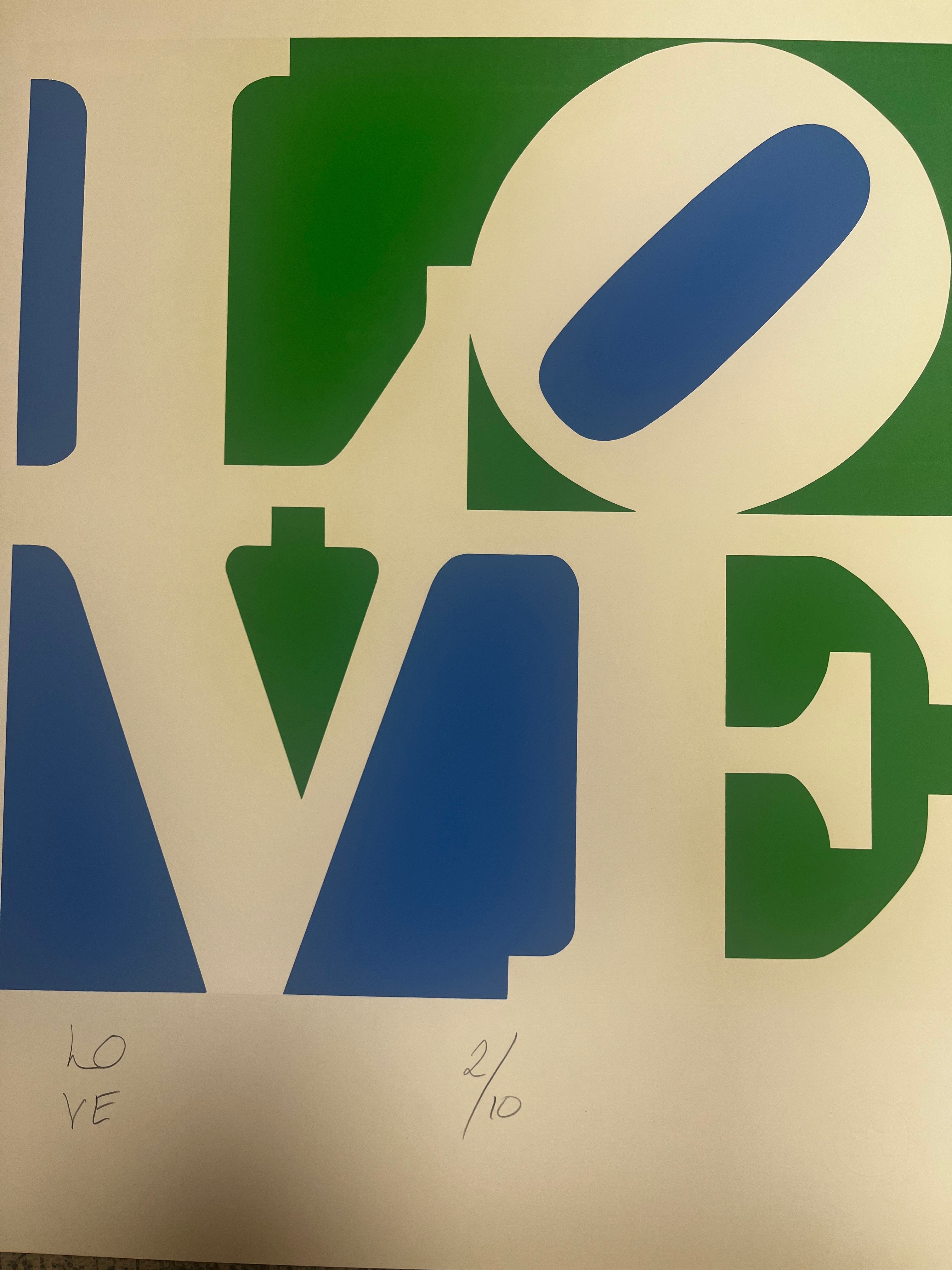 Robert Indiana - LOVE From The Book of Love: Art & Poetry Booklet, 1996