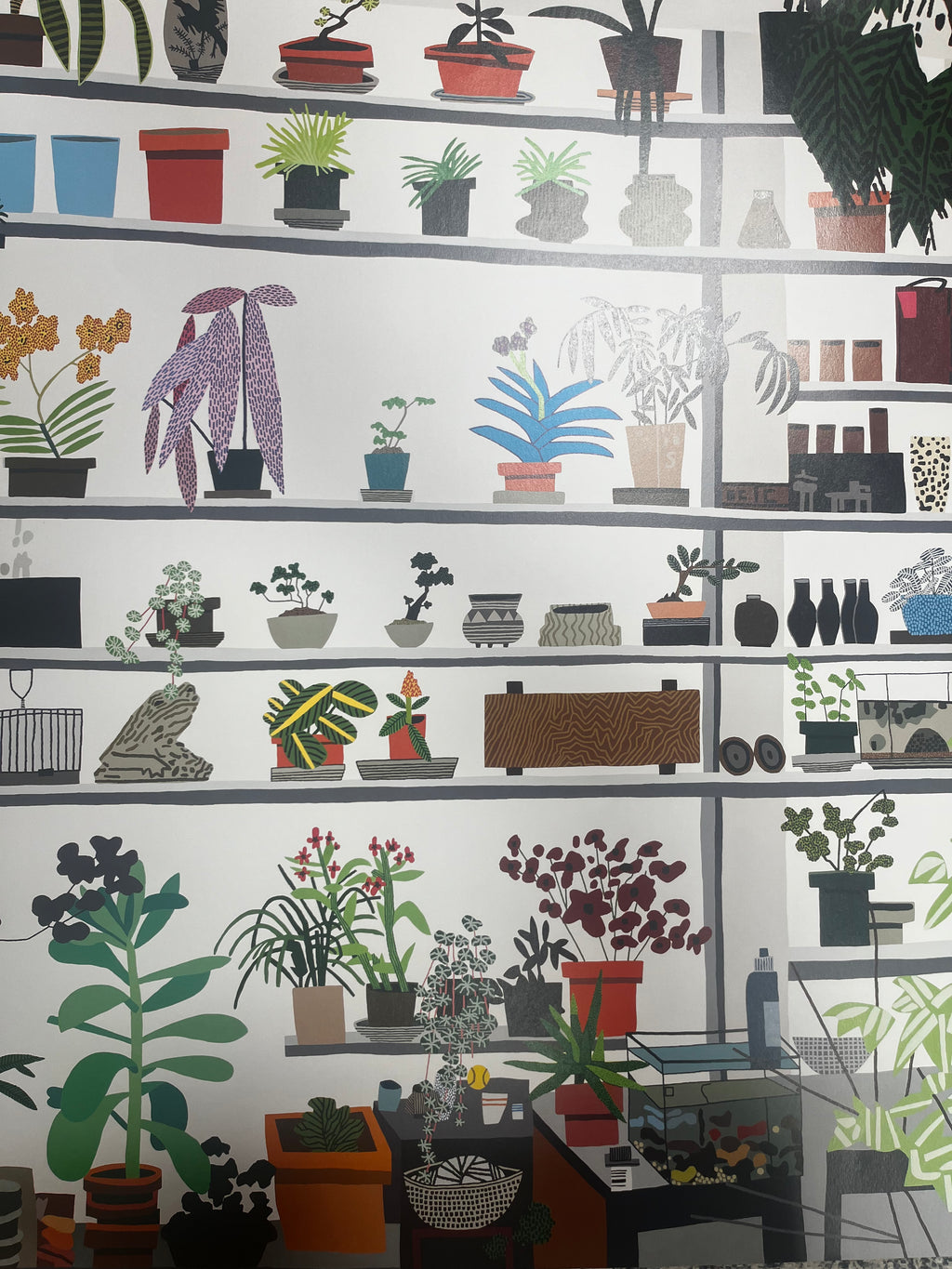 Jonas Wood - Large Shelf Still Life (2017)