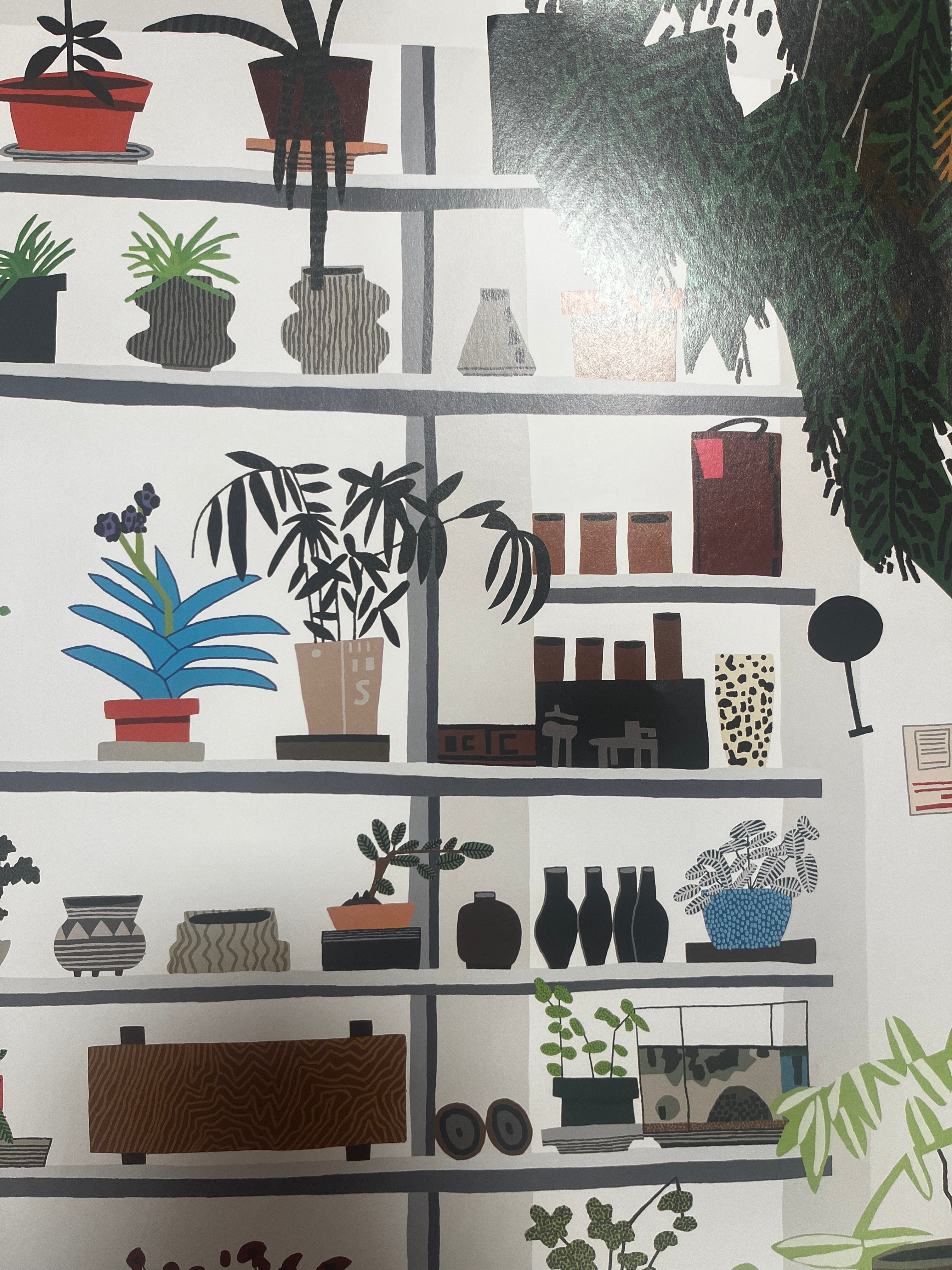 Jonas Wood - Large Shelf Still Life (2017)