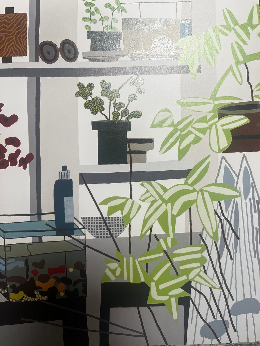Jonas Wood - Large Shelf Still Life (2017)