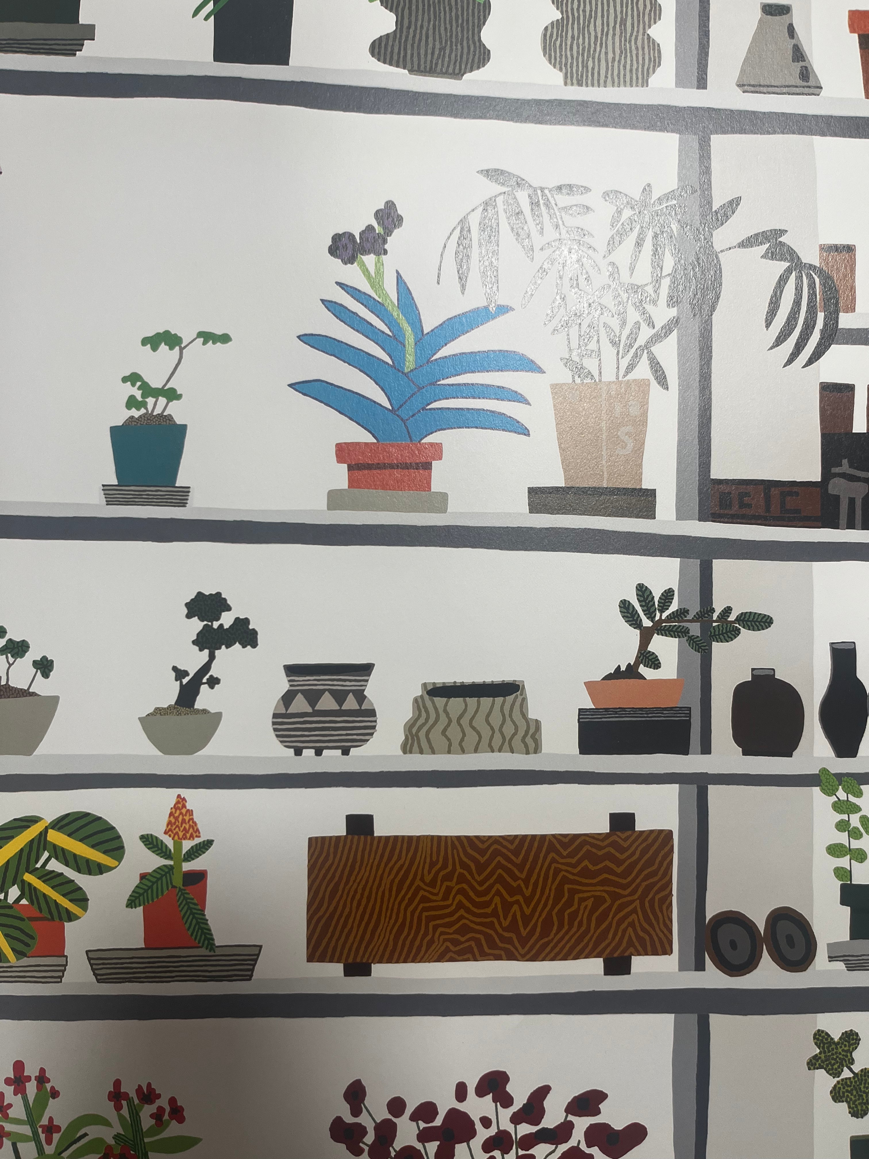 Jonas Wood - Large Shelf Still Life (2017)
