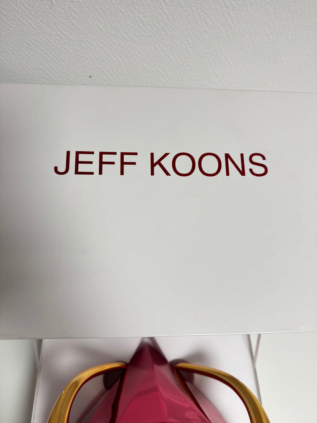 Jeff Koons - Diamond (Red) 2020