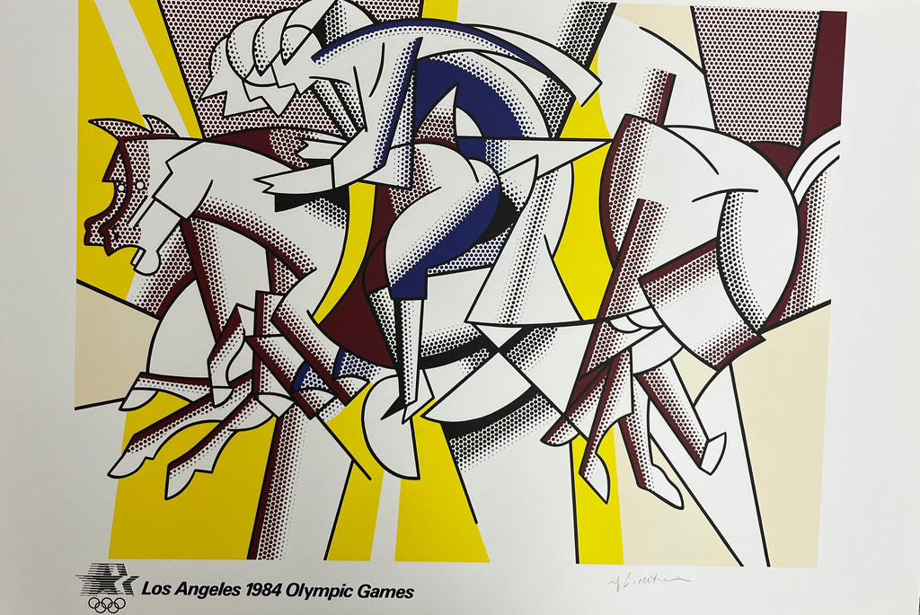 Roy Lichtenstein – Jeux Olympiques de Los Angeles (Les Cavaliers rouges)